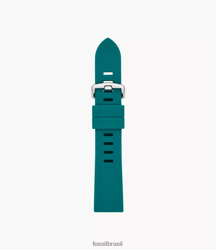 Fossil acessório homens Pulseira de silicone de 20 mm verde 66RZLJ1464