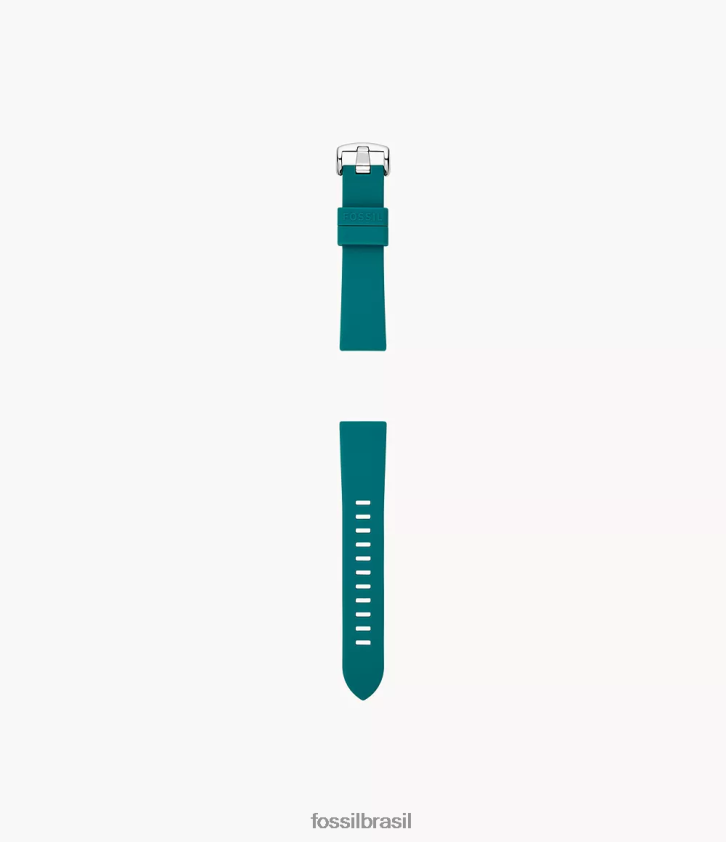 Fossil acessório homens Pulseira de silicone de 20 mm verde 66RZLJ1464