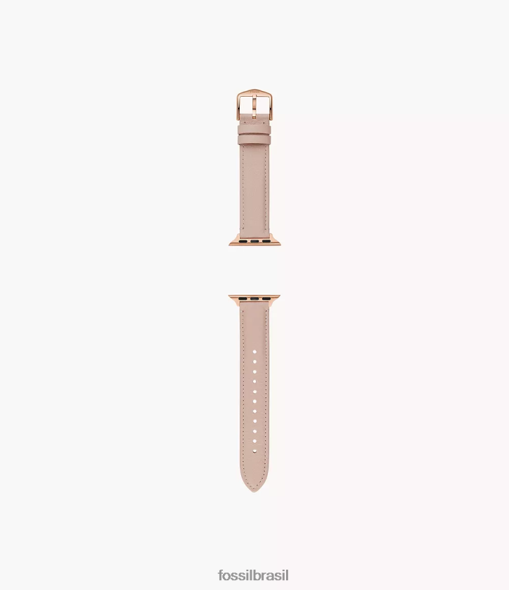 Fossil acessório mulheres Pulseira de couro de 38 mm/40 mm/41 mm para Apple Watch corar 66RZLJ167