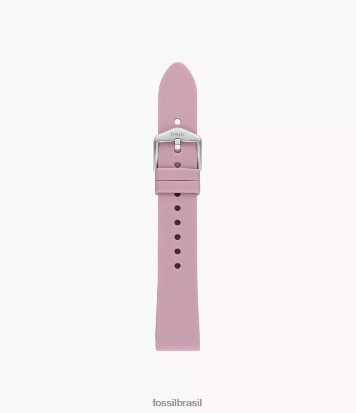 Fossil acessório mulheres Pulseira de silicone de 18mm lavanda 66RZLJ151