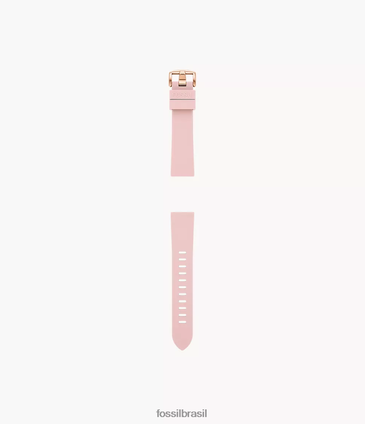 Fossil acessório mulheres Pulseira de silicone de 20 mm corar 66RZLJ157